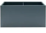 Herstera Pflanzkasten,anthrazit,100 x 50 x 50 cm (L x B x H)