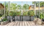 Vitavia Hochbeet "Linus IN & OUT 401 L",granit/ schwarz,