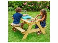 TP Toys Kinder Picknicktisch inkl. Wanne und Waschbecken,natur,