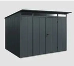 H&ouml;rmann Ecostar Metall-Ger&auml;tehaus Elegant mit Pultdach Typ 3, 313 x 283