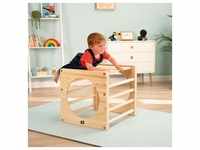 TP Toys Active Holz Indoor-Kletterwürfel für Kinder,natur,52 x 60 x 52 cm (L x B x