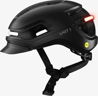 UNIT1 AURA Mips Smart Helmet - Blackbird - S (52 - 55 cm) Schwarz