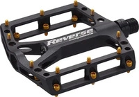Reverse Black ONE Plattformpedale - Pins gold