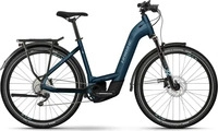 Haibike Trekking 8 Tiefeinsteiger - Gloss Roy Blue Met Silver - 54 cm - L Blau