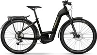 Haibike Trekking 11 Tiefeinsteiger - Gloss Black Metal Tan - 54 cm - L Schwarz