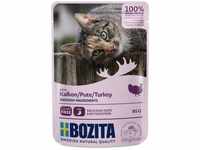 Bozita Pouch Häppchen in Soße mit Pute 12 x 85g Katzenfutter