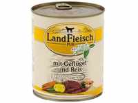 Landfleisch Dog Pur Geflügel & Reis extra mager 6 x 800g