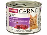 Animonda Carny Adult Rind & Lamm 6 x 200g Katzenfutter ohne Soja