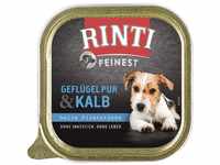 Rinti Schale Feinest Geflügel Pur & Kalb 11 x 150g Hundenassfutter