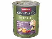 Animonda GranCarno Adult Superfood Lamm & Amaranth 6 x 800g getreidefreies