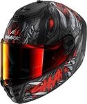 Shark Spartan RS Shaytan, Integralhelm - Matt Schwarz/Rot/Dunkelgrau - L