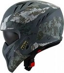 Suomy Armor Urban Squad Camo, Modularhelm - Matt Dunkelgrau/Hellgrau - XS