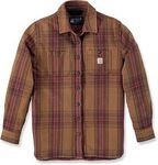 Carhartt Twill Plaid, Hemd Damen - Hellbraun/Hellrot - XS