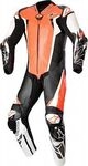 Alpinestars Racing Absolute V2, Lederkombi 1tlg. perforiert - Neon-Rot/Wei&szlig;/Schwarz