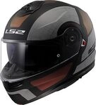 LS2 FF908 Strobe II Orion, Klapphelm - Matt Schwarz/Lila/Blau - XS