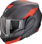 Scorpion 118-457-262-05, Scorpion EXO-Tech Evo Team, Modularhelm - Matt Schwarz/Rot -
