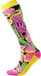 ONeal Pro MX, Socken - Island Pink/Gr&uuml;n/Gelb - Einheitsgr&ouml;&szlig;e
