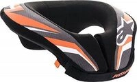 Alpinestars Sequence, Nackenrolle Kinder - Schwarz/Dunkelgrau/Orange - S/M
