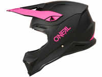 ONeal 1SRS Solid, Motocrosshelm - Matt Schwarz/Pink - L 0634-204
