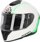 Acerbis 0024663.400.070, Acerbis Krapon, Integralhelm - Wei&szlig;/Schwarz/Neon-Gr&uuml;n -