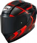 Suomy TX-Pro Advance Carbon, Integralhelm - Schwarz/Neon-Rot - S