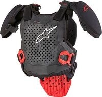 Alpinestars A-5 S, Protektorenweste Level-2 Jugend - Schwarz/Rot/Wei&szlig; - L/XL