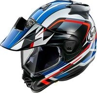 Arai Tour-X5 Discovery, Endurohelm - Schwarz/Wei&szlig;/Blau/Rot - S