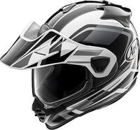 Arai Tour-X5 Discovery, Endurohelm - Schwarz/Wei&szlig;/Grau - S