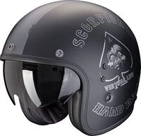 Scorpion Belfast Evo Spade, Jethelm - Matt Schwarz/Silber - S