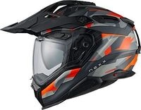 Nexx X.WED3 Trail Mania, Endurohelm - Matt Schwarz/Grau/Orange - L