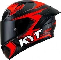 KYT NZ-Race Competition Carbon, Integralhelm - Rot/Schwarz - M