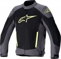 Alpinestars T-SP X Superair, Textiljacke - Schwarz/Grau/Neon-Rot - L