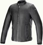 Alpinestars Blacktrack, Lederjacke - Schwarz/Schwarz - S
