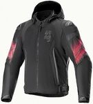 Alpinestars Zaca Air Veno, Textiljacke wasserdicht - Schwarz/Hellrot - L