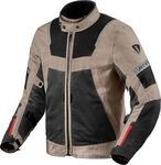 Revit Tornado 4 H2O, Textiljacke wasserdicht - Beige/Schwarz - S