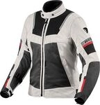 Revit Tornado 4 H2O, Textiljacke wasserdicht Damen - Hellgrau/Schwarz - 34