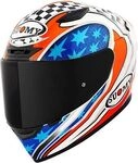 Suomy Track-1 Troy Bayliss Replica 2002, Integralhelm - Wei&szlig;/Rot/Blau - XS