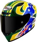 Suomy Track-1 Troy Bayliss Replica 2005, Integralhelm - Gelb/Gr&uuml;n/Blau - XS