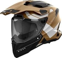 Airoh Commander 2 Reveal, Endurohelm - Matt Beige/Grau/Schwarz - S