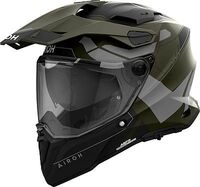 Airoh Commander 2 Reveal, Endurohelm - Matt Oliv/Grau/Schwarz - L