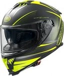 Premier Typhoon FR, Integralhelm - Matt Schwarz/Neon-Gelb - L