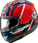 Arai RX-7V Evo Maverick 2023, Integralhelm - Rot/Dunkelblau/Schwarz/Wei&szlig; - S