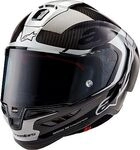 Alpinestars Supertech S-R10 Element, Integralhelm - Schwarz/Silber - M