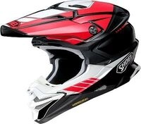 Shoei VFX-WR 06 Jammer, Motocrosshelm - Schwarz/Rot/Wei&szlig; - XS