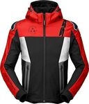 Spidi Hoodie Warrior, Textiljacke - Schwarz/Rot/Wei&szlig; - S