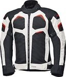 Held Manzano, Textiljacke wasserdicht - Hellgrau/Schwarz/Rot - M