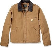 Carhartt Duck Detroit Rugged Flex Detroit, Textiljacke - Hellbraun/Schwarz - M