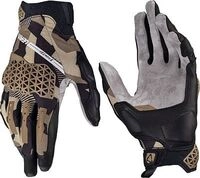 Leatt Adventure X-Flow 7.5 Short Camo, Handschuhe - Schwarz/Braun/Beige - S