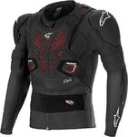 Alpinestars Bionic Pro V3 Plasma, Protektorenjacke - Schwarz/Rot/Wei&szlig; - S