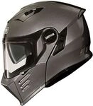 Simpson Darksome Solid, Klapphelm - Grau - S